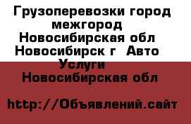 Грузоперевозки город межгород - Новосибирская обл., Новосибирск г. Авто » Услуги   . Новосибирская обл.